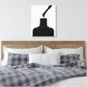 Nail Polnisch Wrapped Canvas Leinwanddruck (Insitu (Schlafzimmer))