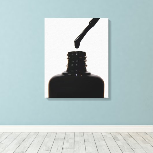 Nail Polnisch Wrapped Canvas Leinwanddruck (Insitu (Holzboden))