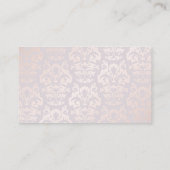 Nail Polnische Flaschen | Damask Muster | Loyalitä Treuekarte (Rückseite)