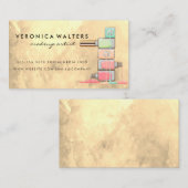 Nail Polnische Flaschen gestapelt Tropfen Treuekarte (Vorne/Hinten)