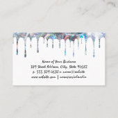 Nail Polnische Flaschen | GLITZER TROPFEN Visitenkarte (Rückseite)