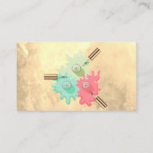 Nail Polnische Flaschen verschüttet | Beauty-Produ Treuekarte (Rückseite)