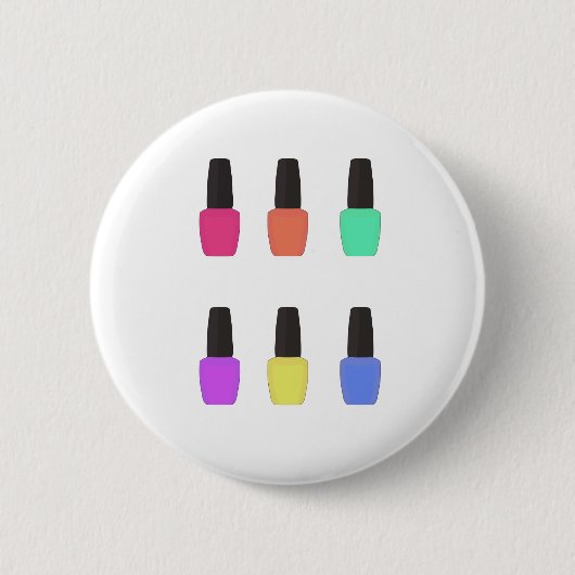 Nail Polnischer Flaschenabstrich Button (Vorderseite)