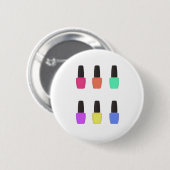 Nail Polnischer Flaschenabstrich Button (Vorne & Hinten)