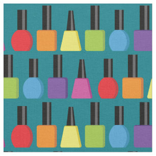 Nail Polnischer Salon Stylist Regenbogenfarben Stoff