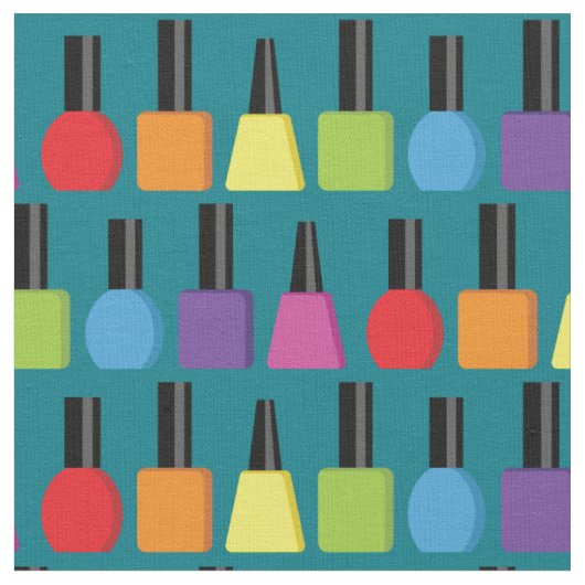 Nail Polnischer Salon Stylist Regenbogenfarben Stoff (Nahaufnahme)