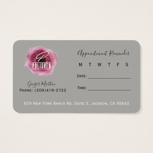 Nail Polnischer Tropfen (Rückseite)