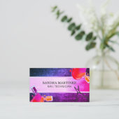 Nail Polska Flasche Pour | Nagelklappen Visitenkarte (Stehend Vorderseite)