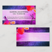 Nail Polska Flasche Pour | Nagelklappen Visitenkarte (Vorne/Hinten)