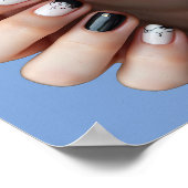 Nail Pop Art Trendy Fingernails Poster (Ecke)