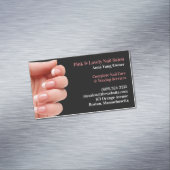 Nail Salon Artist Magnetische Visitenkarte (Beispiel)