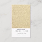 Nail Salon Beauty Artist QR Code Imitate Glitzer G Visitenkarte (Rückseite)