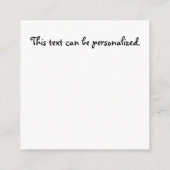 Nail Salon Business Card Begleitkarte (Rückseite)