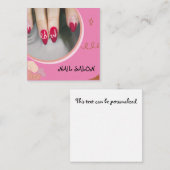 Nail Salon Business Card Begleitkarte (Vorne/Hinten)