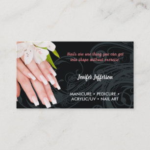 Nail Salon Business Card Terminkarte