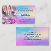 Nail Salon Business Card Treuekarte (Vorne/Hinten)
