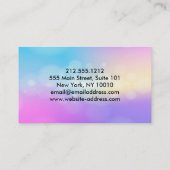 Nail Salon Business Card Treuekarte (Rückseite)