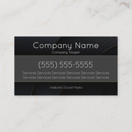 Nail Salon Business Card Visitenkarte (Rückseite)