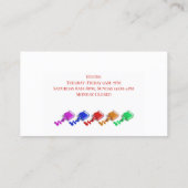 Nail Salon Business Card Visitenkarte (Rückseite)