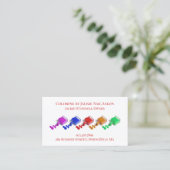 Nail Salon Business Card Visitenkarte (Stehend Vorderseite)