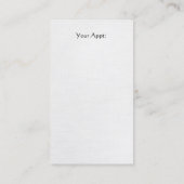 Nail Salon Business Card Visitenkarte (Rückseite)