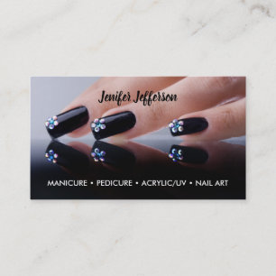 Nail Salon Business Card Visitenkarte