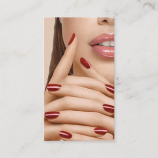 Nail Salon Business Card Visitenkarte