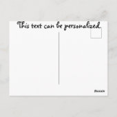 Nail Salon Business Postcard Postkarte (Rückseite)