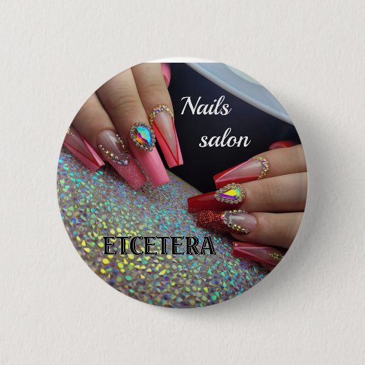 NAIL SALON BUTTON (Vorderseite)