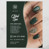 Nail Salon Editable Flyer (Vorne)