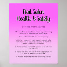 Nail Salon Health Bright Lila Covid Safety
