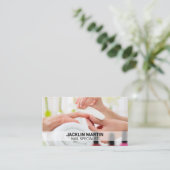Nail Salon Manicure Treuekarte (Stehend Vorderseite)