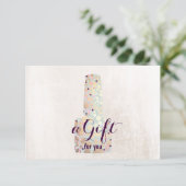 Nail Salon Manicurist Geschenkgutschein (Stehend Vorderseite)