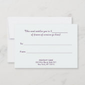 Nail Salon Manicurist Geschenkgutschein (Rückseite)