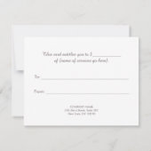 Nail Salon, Mauve Pink Manicurist Geschenkgutschei (Rückseite)