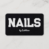 Nail Salon Nail Techniker Visitenkarte (Vorderseite)