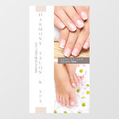 Nail Salon Pedicure Nails Groß anpassen Fensteraufkleber (Blatt)