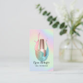 Nail Salon Polnische Flasche Pastel Unicorn Splash Visitenkarte (Stehend Vorderseite)