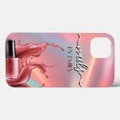 Nail Salon Polnischer Flaschengitter Case-Mate iPhone Hülle (Rückseite (Horizontal))