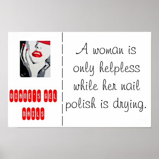 Nail Salon Poster (Vorne)