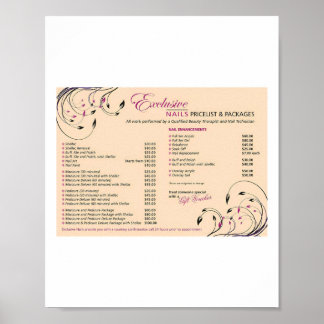 Nail Salon Posters Poster