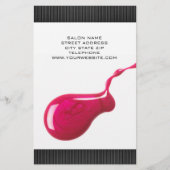 Nail Salon Price List Flyer (Vorne)