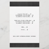 Nail Salon Price List Flyer (Hinten)