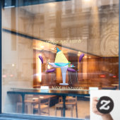 Nail Salon Shop Business anpassen Fensteraufkleber (Café-Fenster)