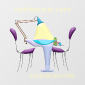 Nail Salon Shop Business anpassen Fensteraufkleber (Blatt)