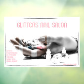 Nail Salon Shop Business anpassen Fensteraufkleber (Blatt 3)