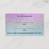 Nail Salon Termin Visitenkarte Treuekarte (Rückseite)