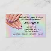 Nail Salon Terminierungskarte Terminkarte (Vorderseite)