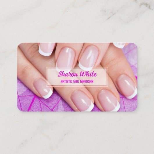 Nail Salon Visitenkarte (Vorderseite)