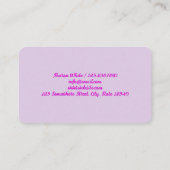 Nail Salon Visitenkarte (Rückseite)